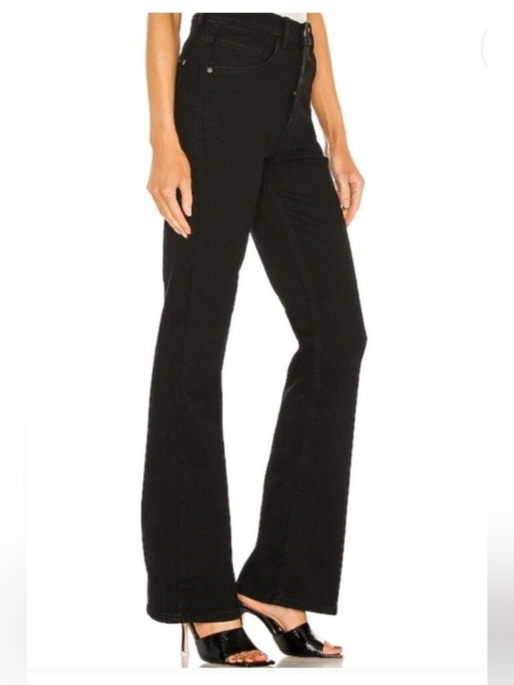 Free People French Girl Bootcut Black Jeans - Sz 27